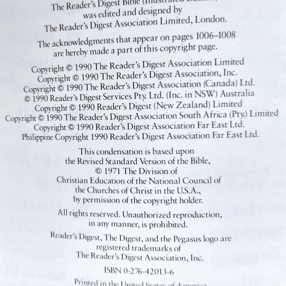 The Reader's Digest Bible Illustrated Edition (Hardcover 1995) Vintage - Picture 11 of 12